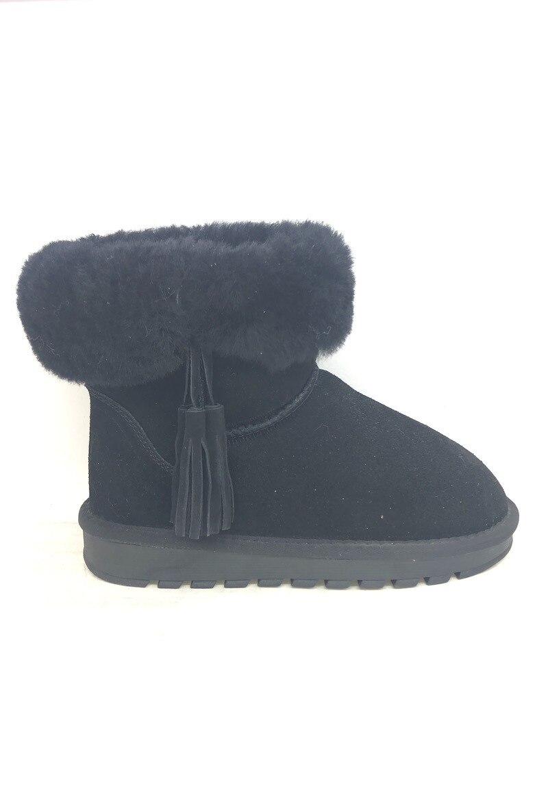 Grossiste Stephan Paris - Bottes fourrée en cuir