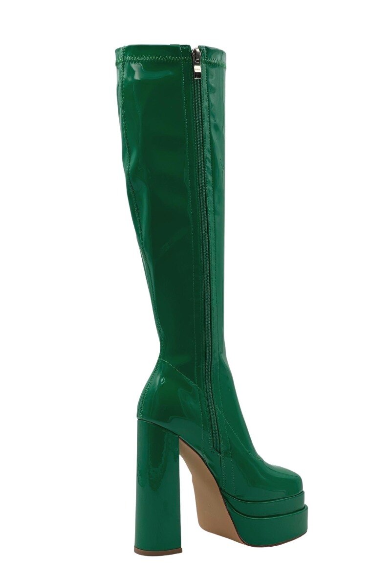 Grossiste Stephan Paris - Boots plateforme verni
