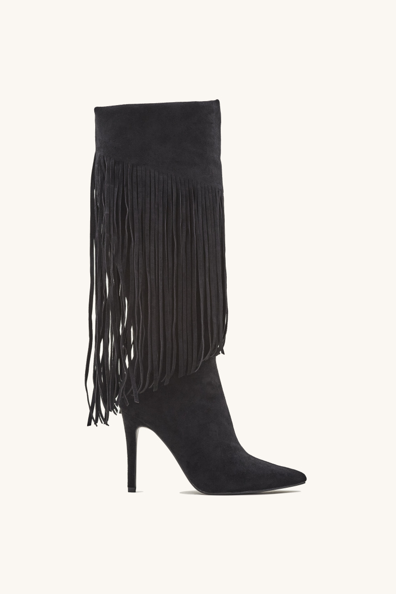 Grossiste Stephan Paris - Bottes talon à frange