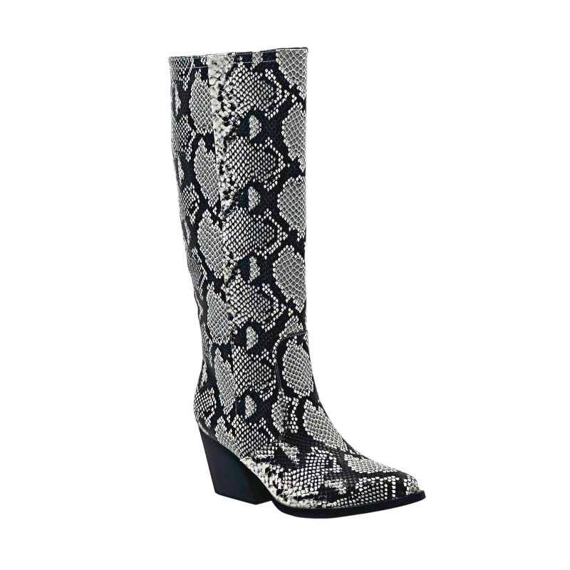 Grossista Stephan Paris - Stivali da cowboy con stampa di leopardo