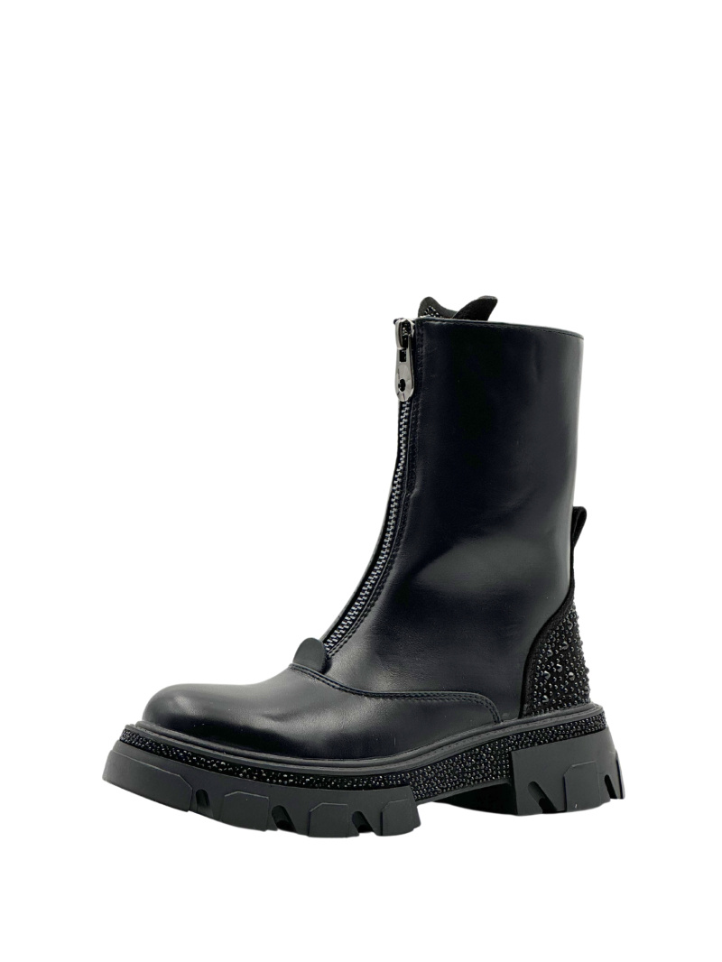 Großhändler Stephan Paris - Stiefeletten mit Frontreißverschluss