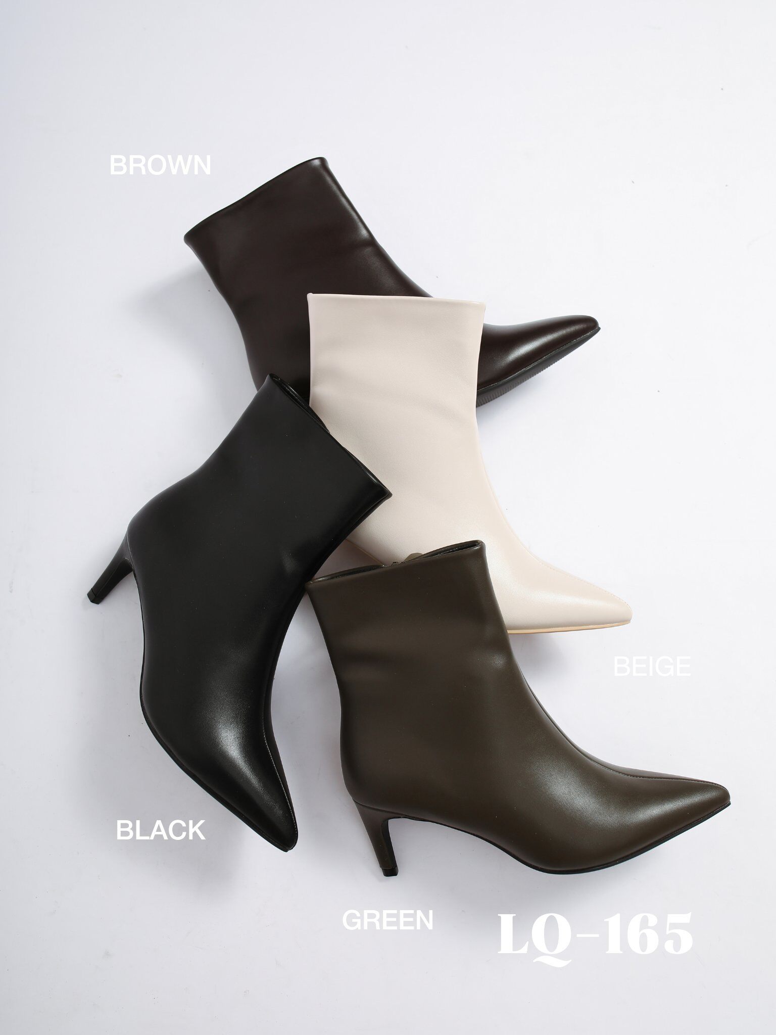 Grossiste Stephan Paris - Bottines à talon fin et bout pointu