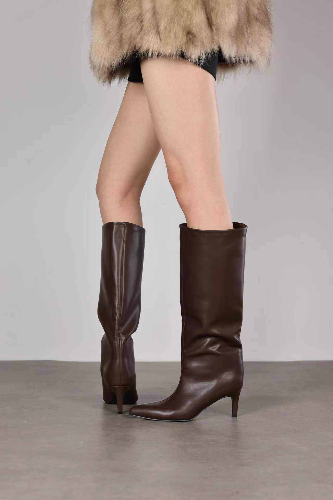 Grossiste Stephan Paris - Bottes mi-hautes à talon fin