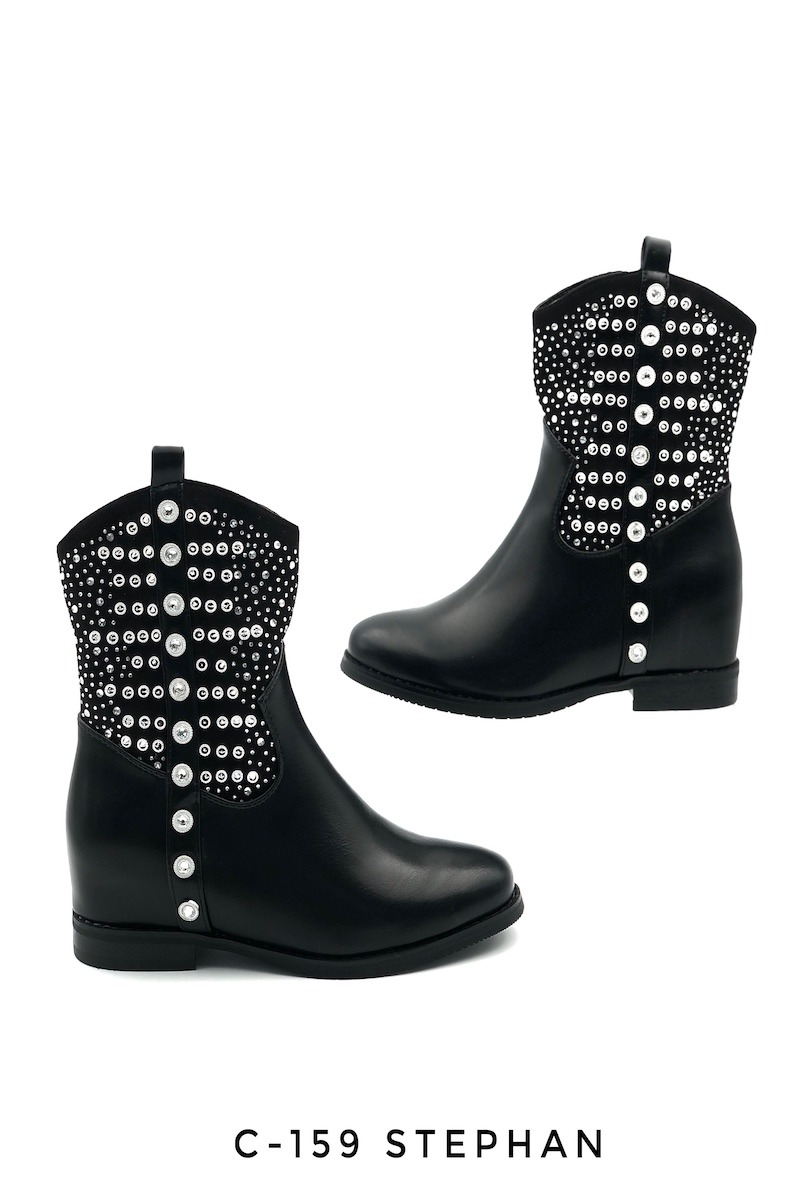 Großhändler Stephan Paris - Damenstiefel mit innenliegendem Keilabsatz
