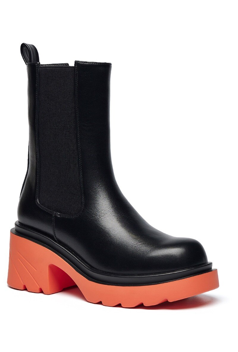 Großhändler Stephan Paris - Stiefeletten mit farbiger Sohle