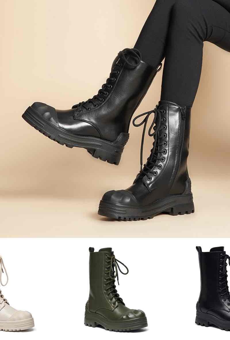 Großhändler Stephan Paris - Schnürstiefeletten