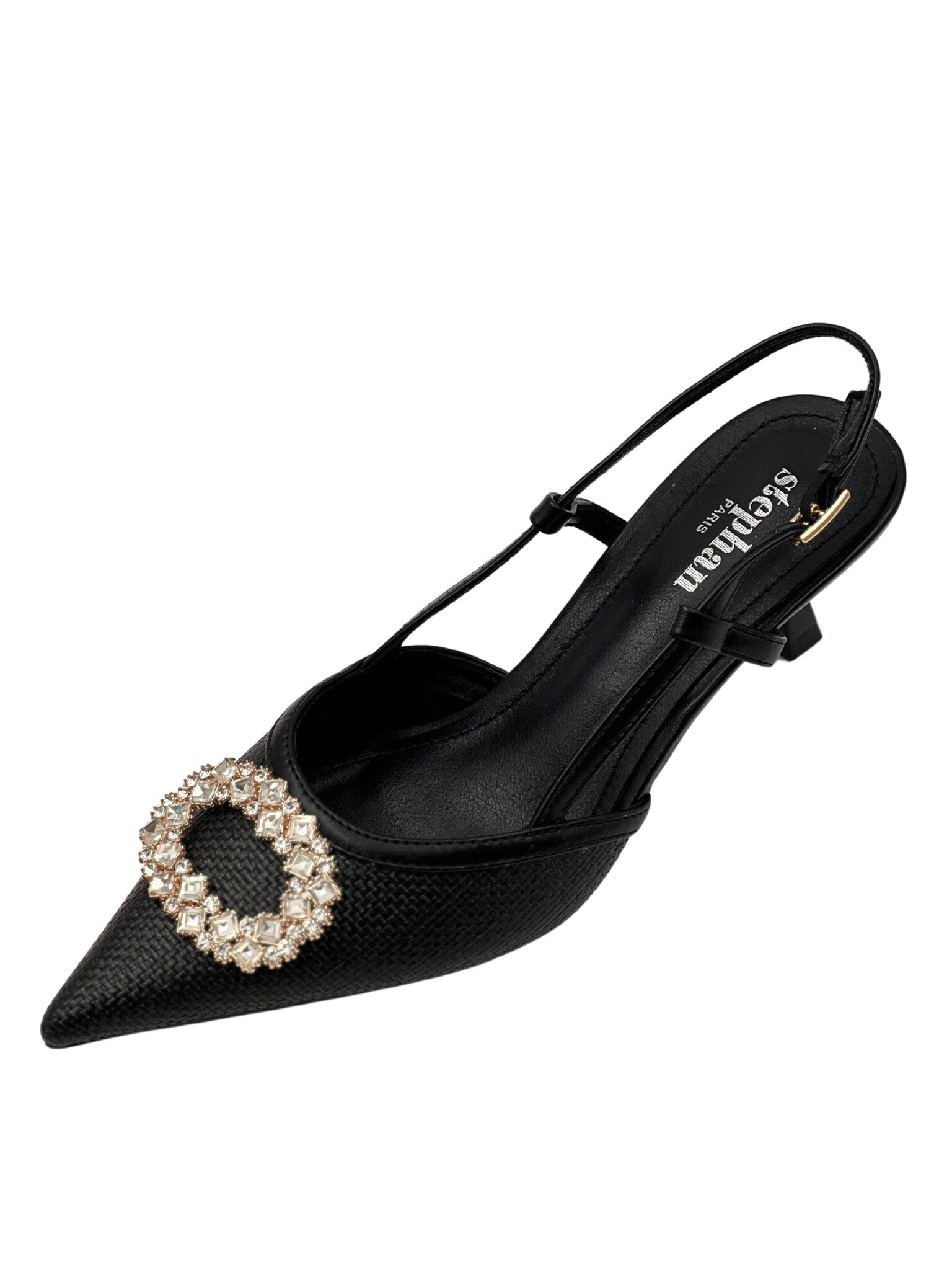 Mayorista Stephan Paris - Salón destalonado con hebilla de strass