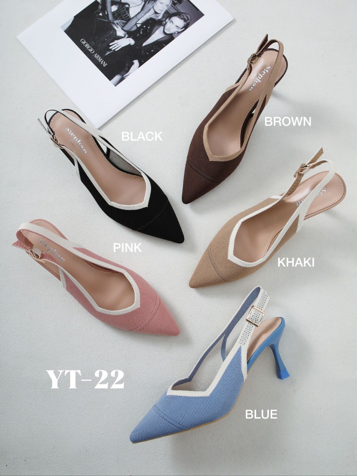 Wholesaler Stephan Paris - Slingback heels – Pointed toe