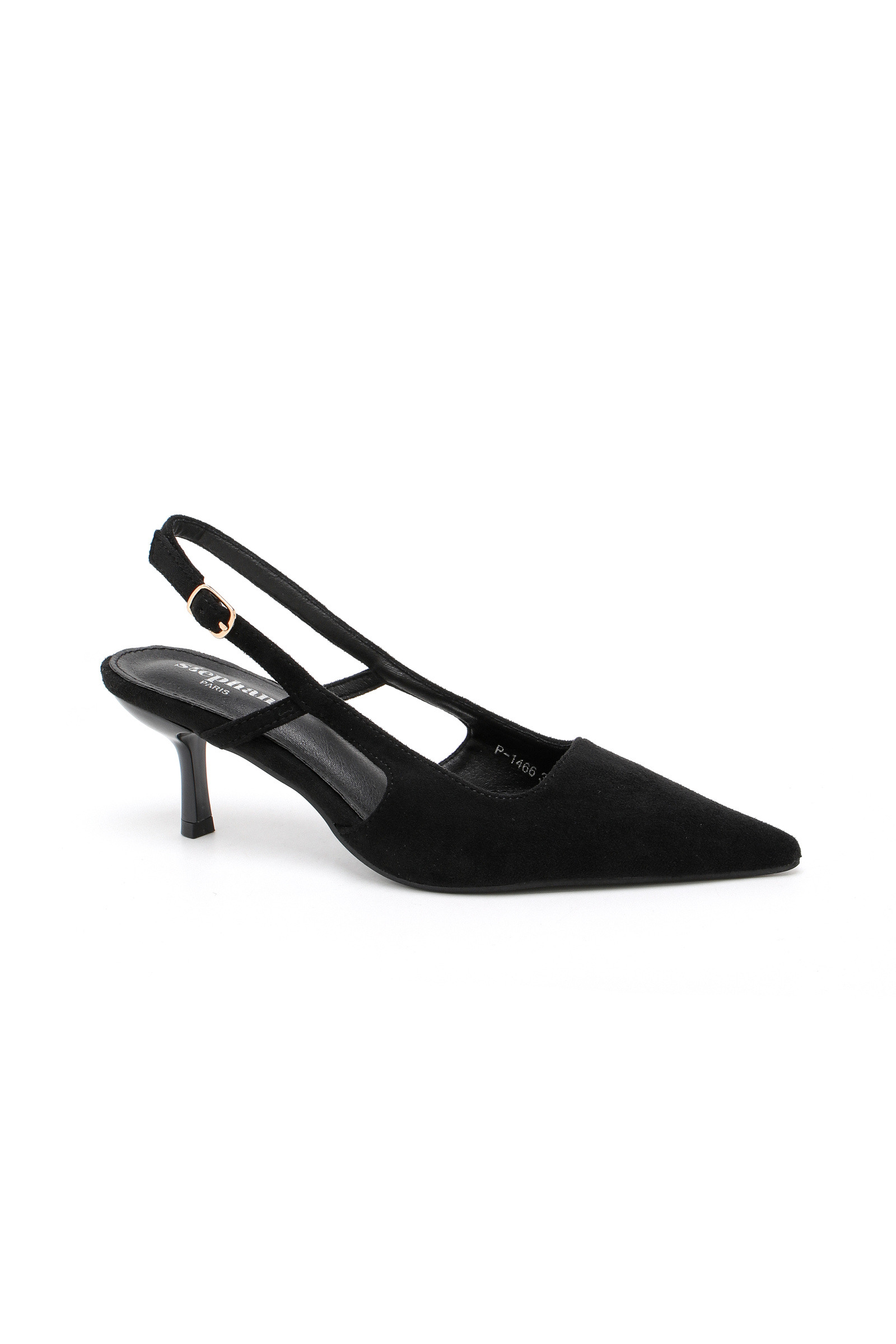 Grossiste Stephan Paris - Escarpin slingback en suédine chic
