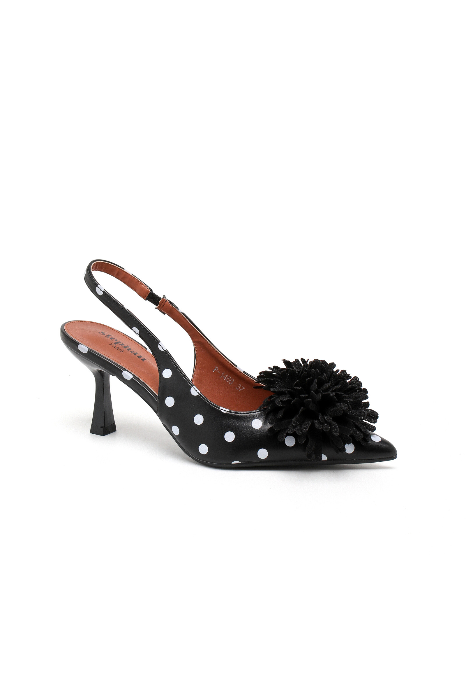 Wholesaler Stephan Paris - Slingback pumps with decorative flower