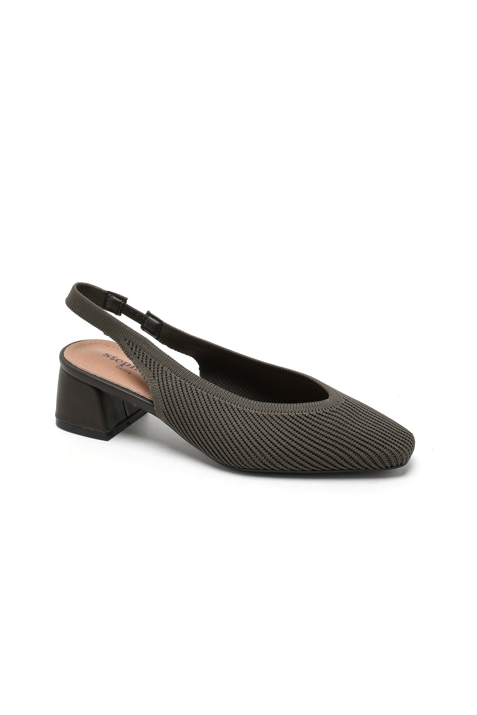 Wholesaler Stephan Paris - Textured mesh slingback pumps