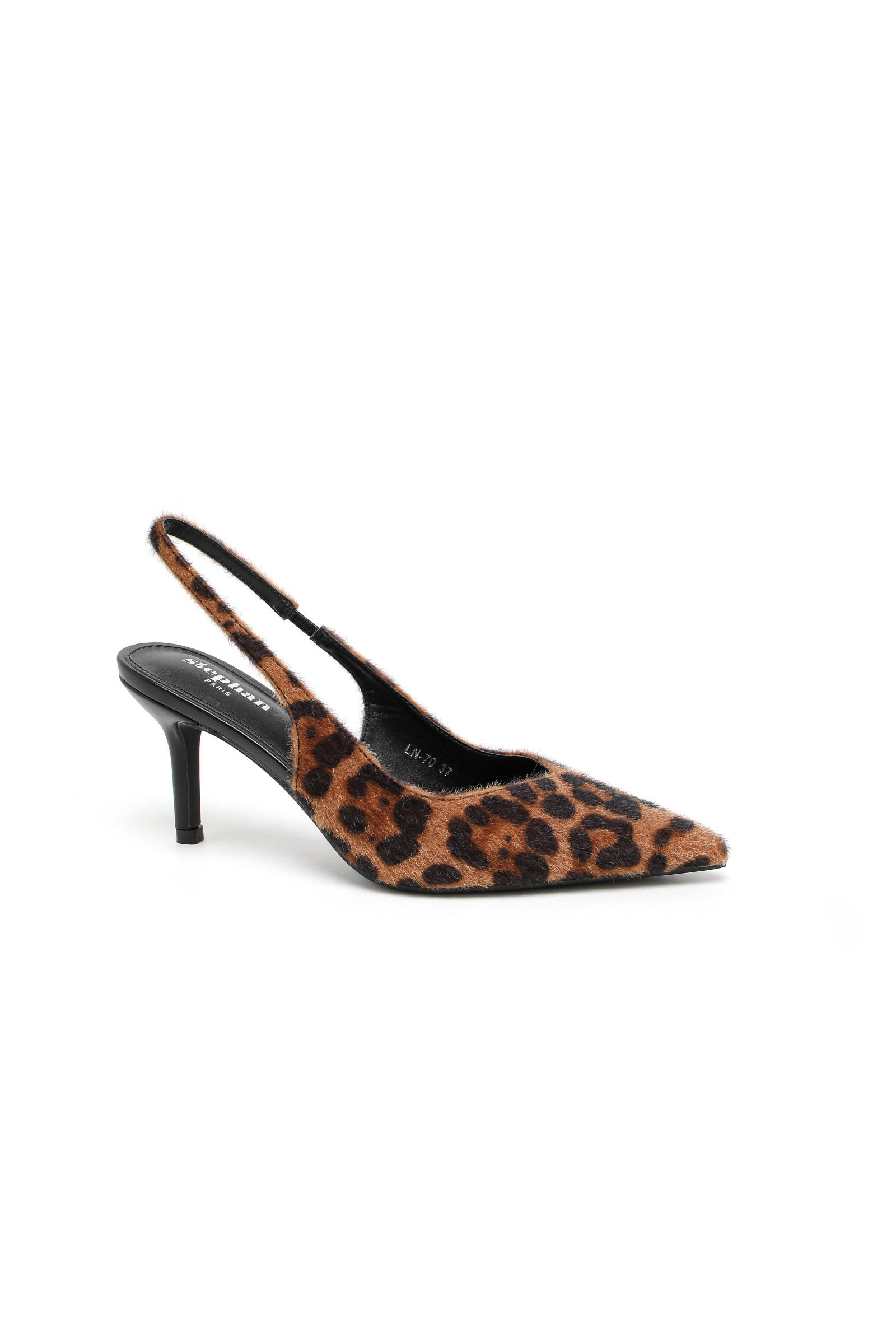 Mayorista Stephan Paris - Zapatos de tacón slingback de charol con punta afilada