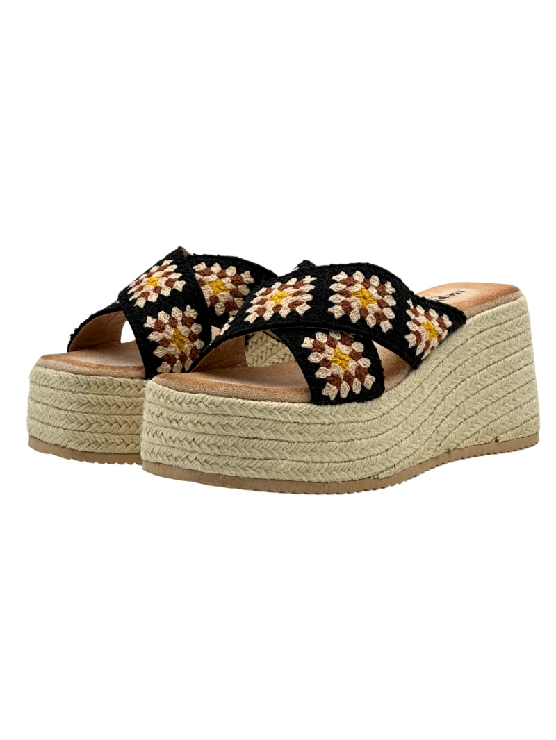 Grossiste Stephan Paris - Espadrilles détail brodé