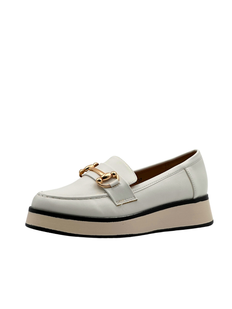 Grossiste Stephan Paris - Mocassins élégants avec détail de chaîne dorée