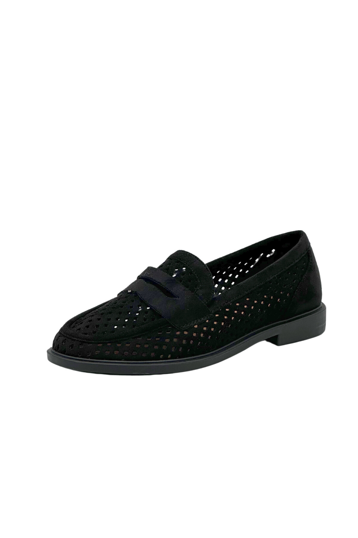 Grossiste Stephan Paris - Mocassins élégants en suedine perforé