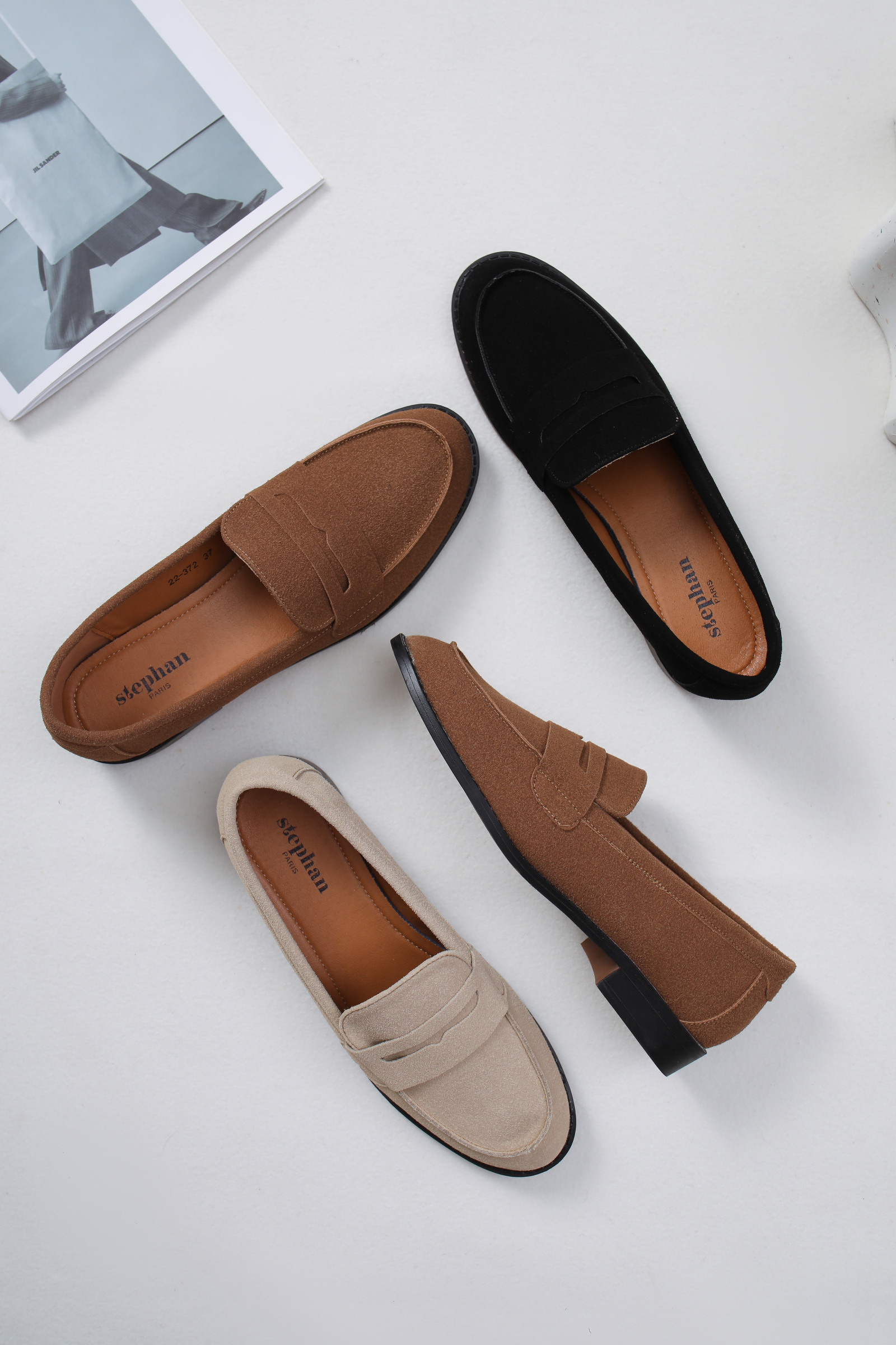 Mayorista Stephan Paris - Mocasines de ante suave