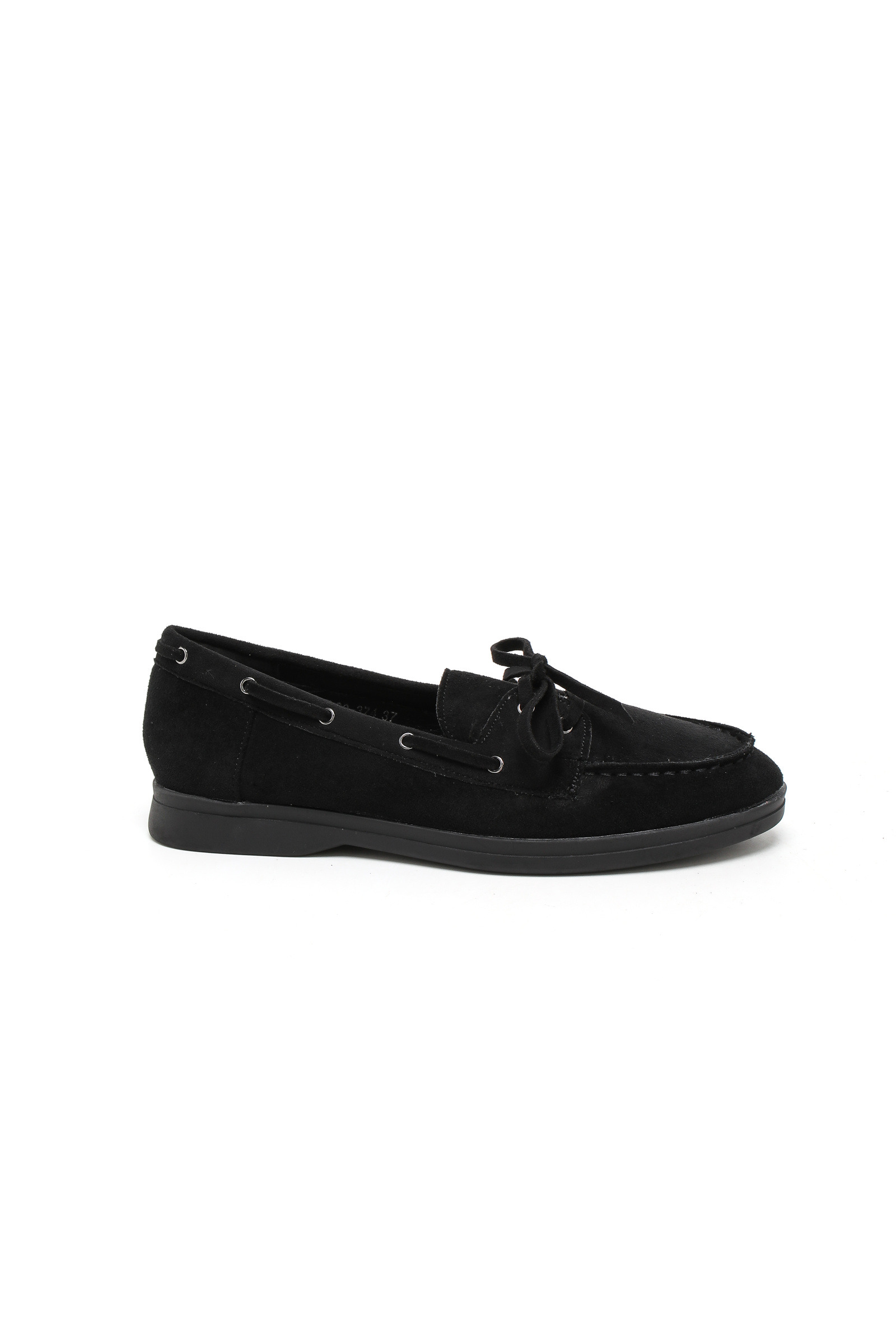 Grossiste Stephan Paris - Mocassin bateau en croûte de cuir souple
