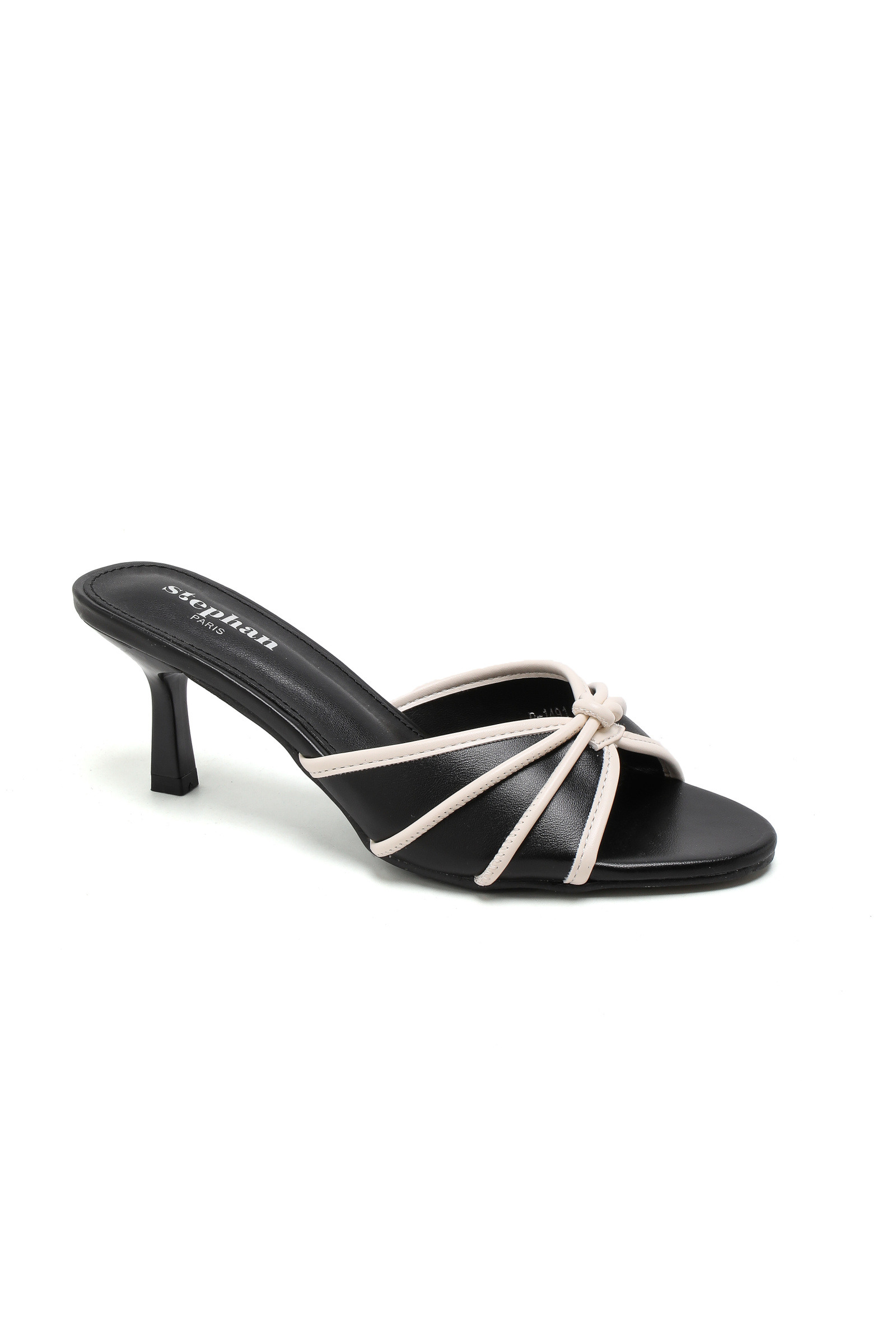 Wholesaler Stephan Paris - Slim heel mules with bow detail