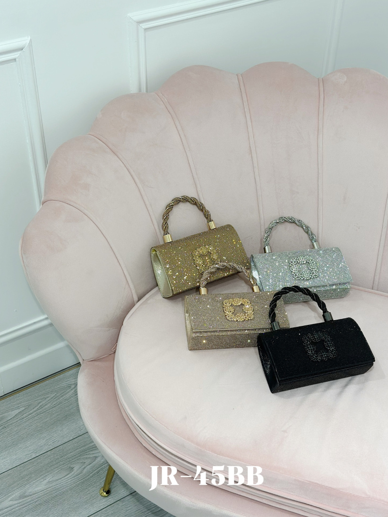 Großhändler Stephan Paris - Mit Strasssteinen verzierte Taschen