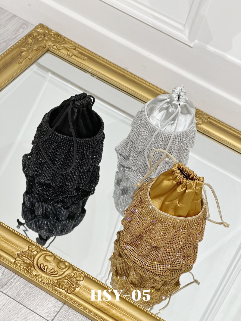 Grossiste Stephan Paris - Sac à main tendance en forme de sceau avec strass et pierres