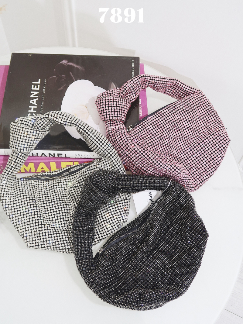 Grossiste Stephan Paris - Mini sac scintillant orné de pierres