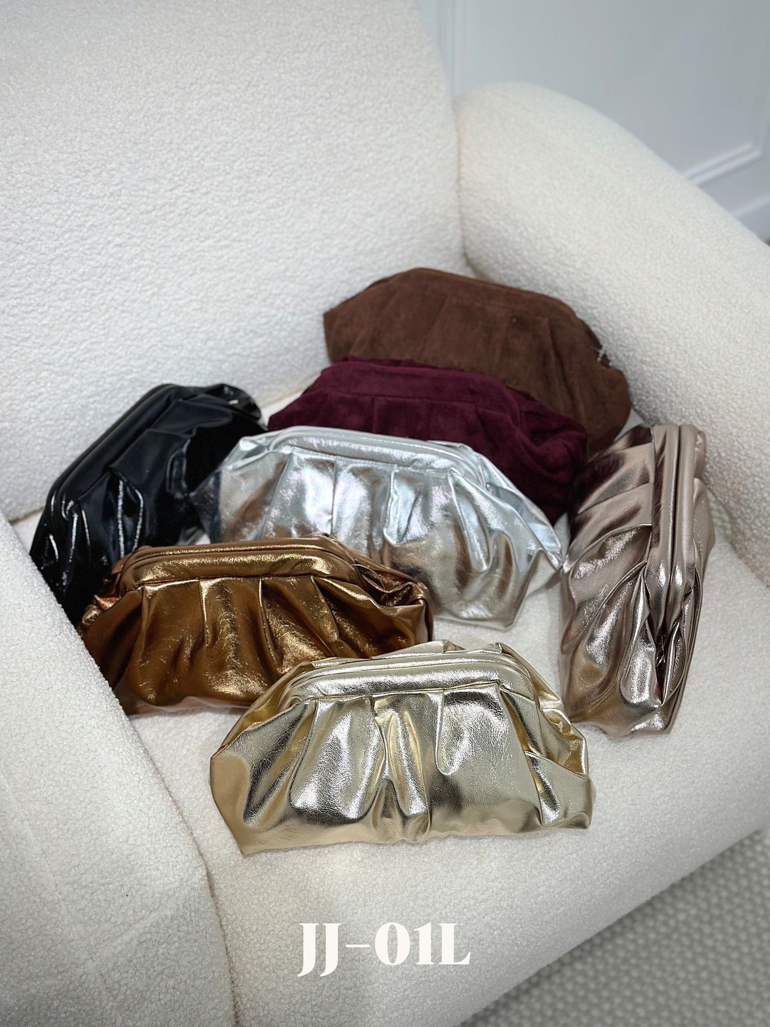 Wholesaler Stephan Paris - Plit pocket Metallic leather effect SS-171