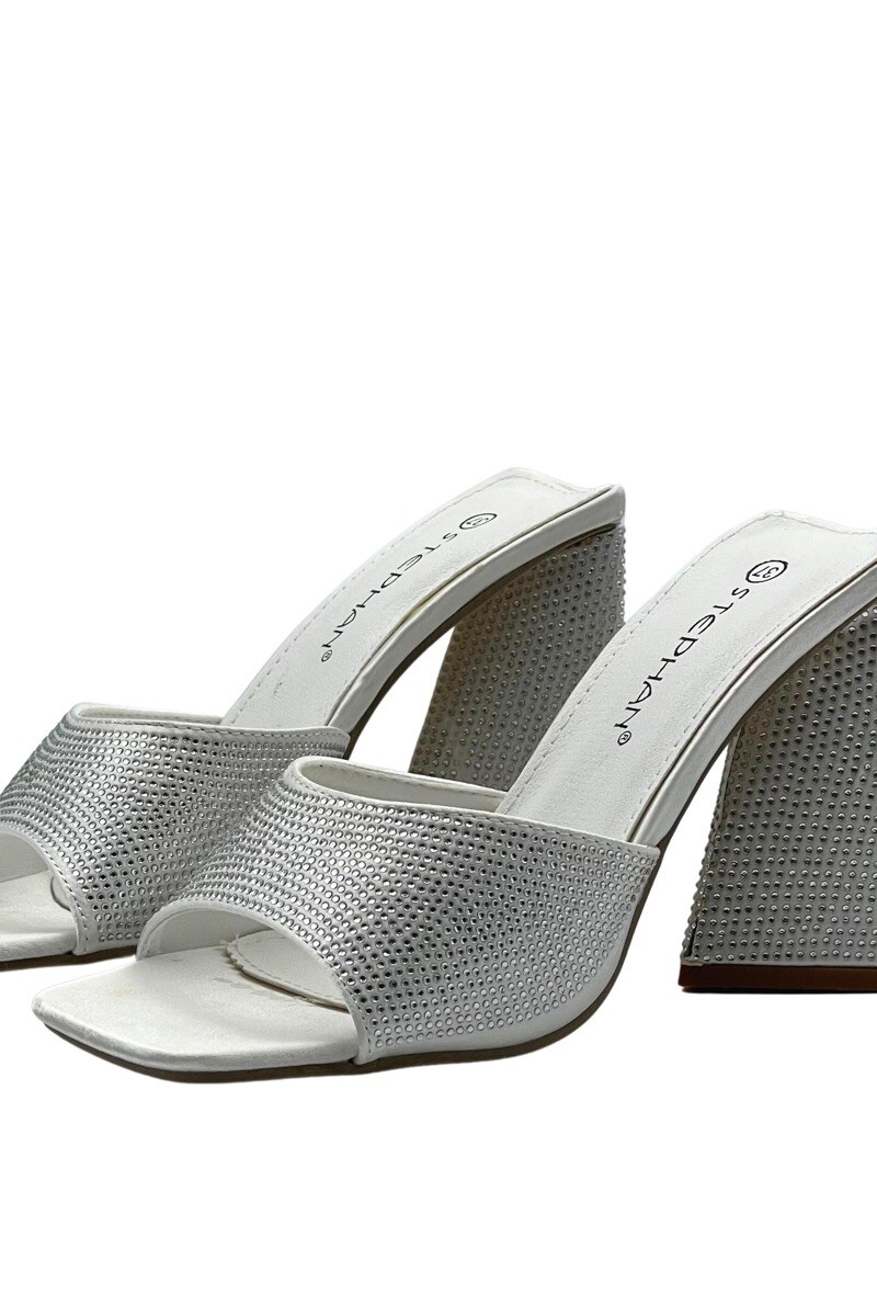 Wholesaler Stephan Paris - Square toe rhinestone sandal