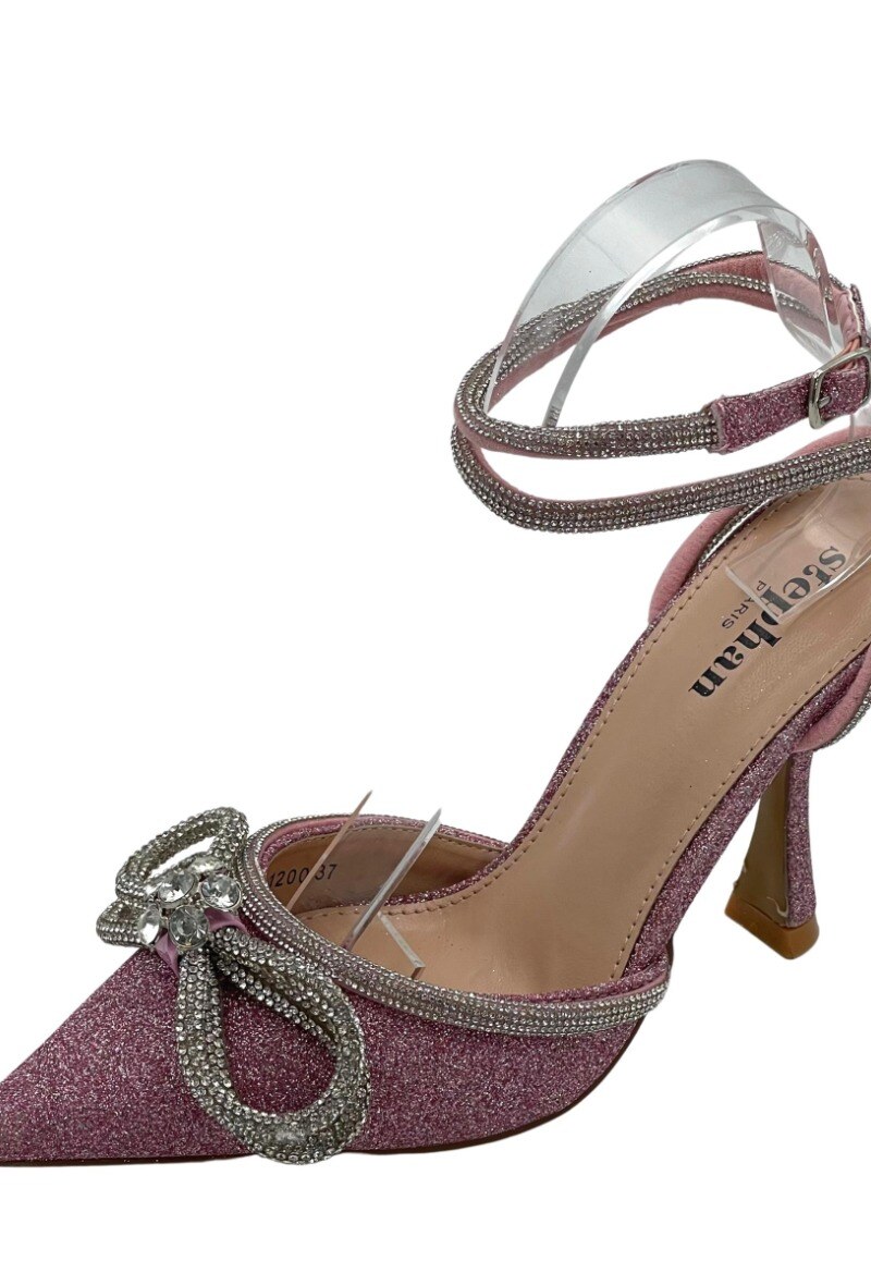 Großhändler Stephan Paris - Pumps mit Strassschleife