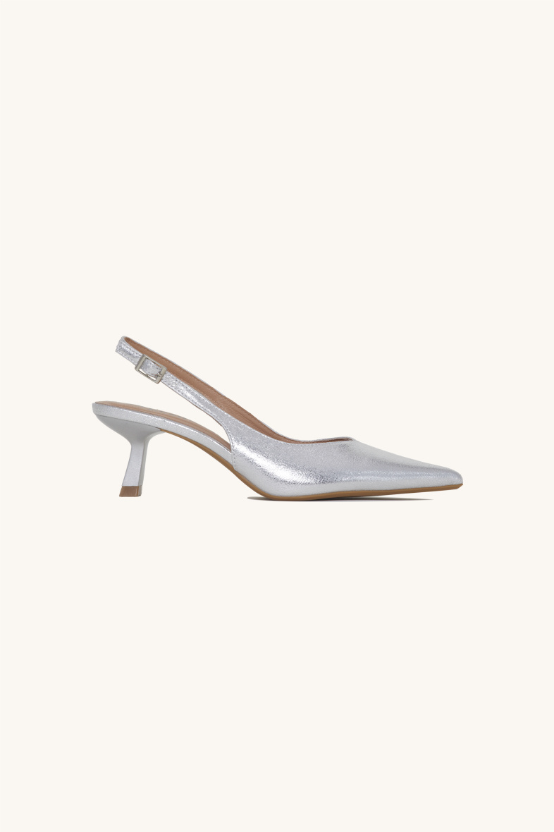Großhändler Stephan Paris - Metallischer Slingback