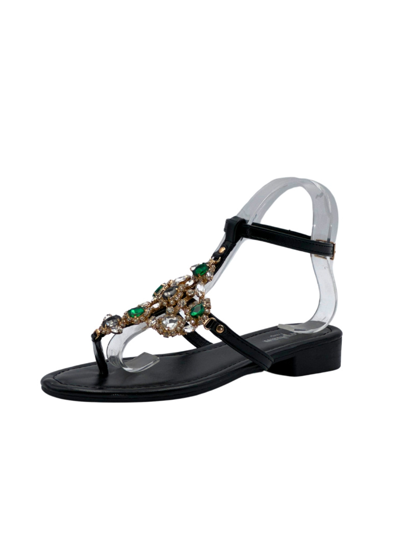 Großhändler Stephan Paris - Sandalen mit Schmuckdetails