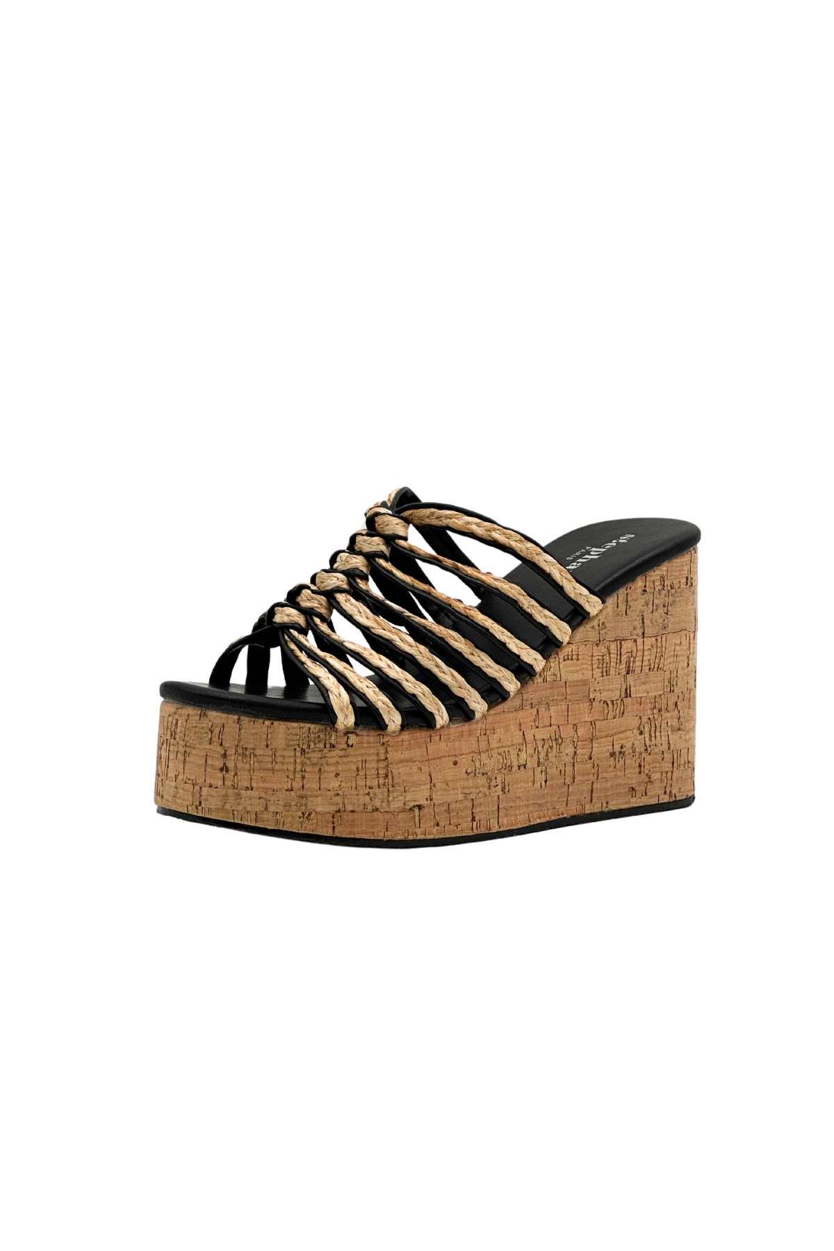 Grossiste Stephan Paris - Sandales Compensées Tressées