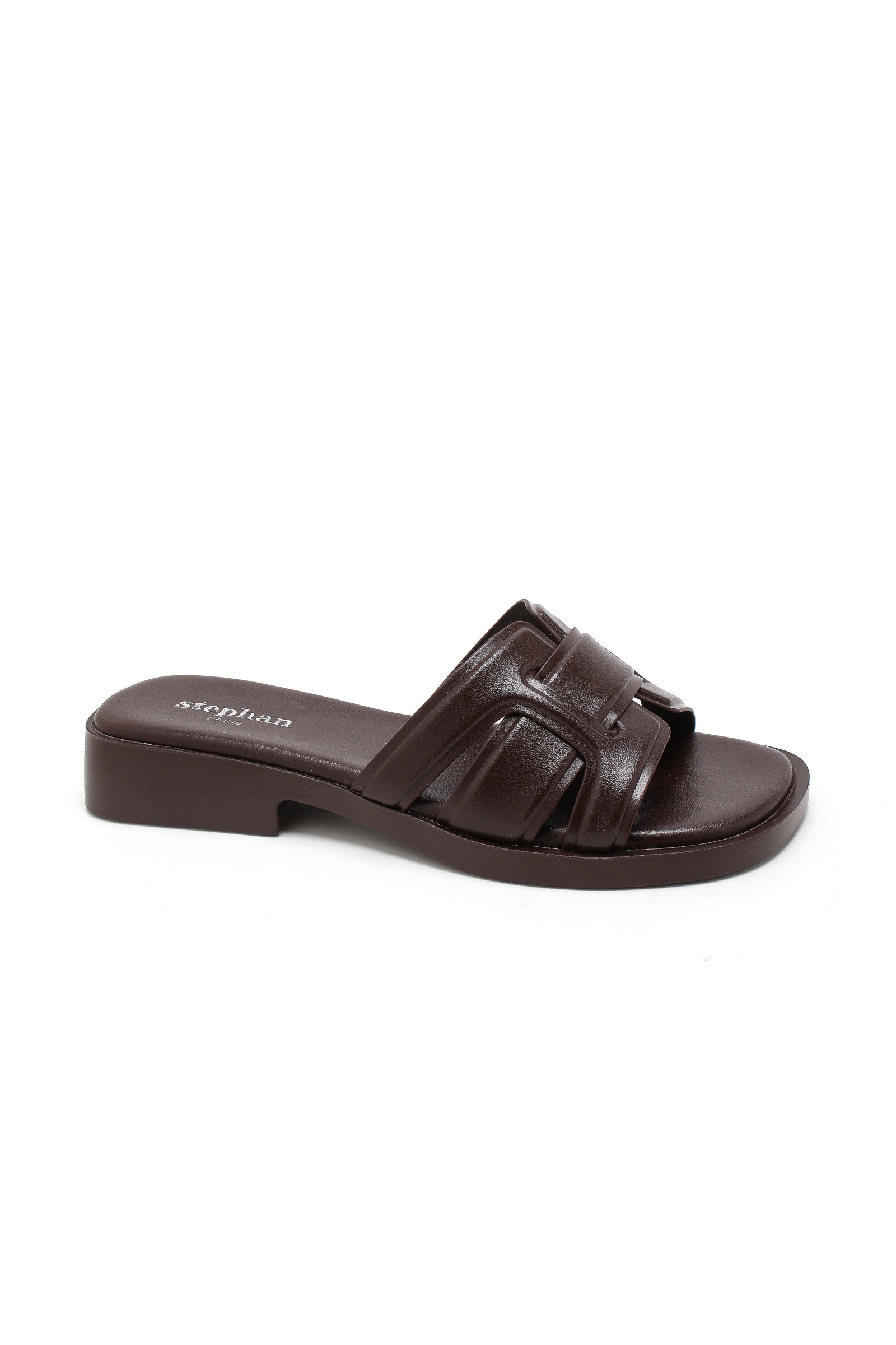 Mayorista Stephan Paris - 78-192A Sandalia plana con correas anchas (Talla Grande)