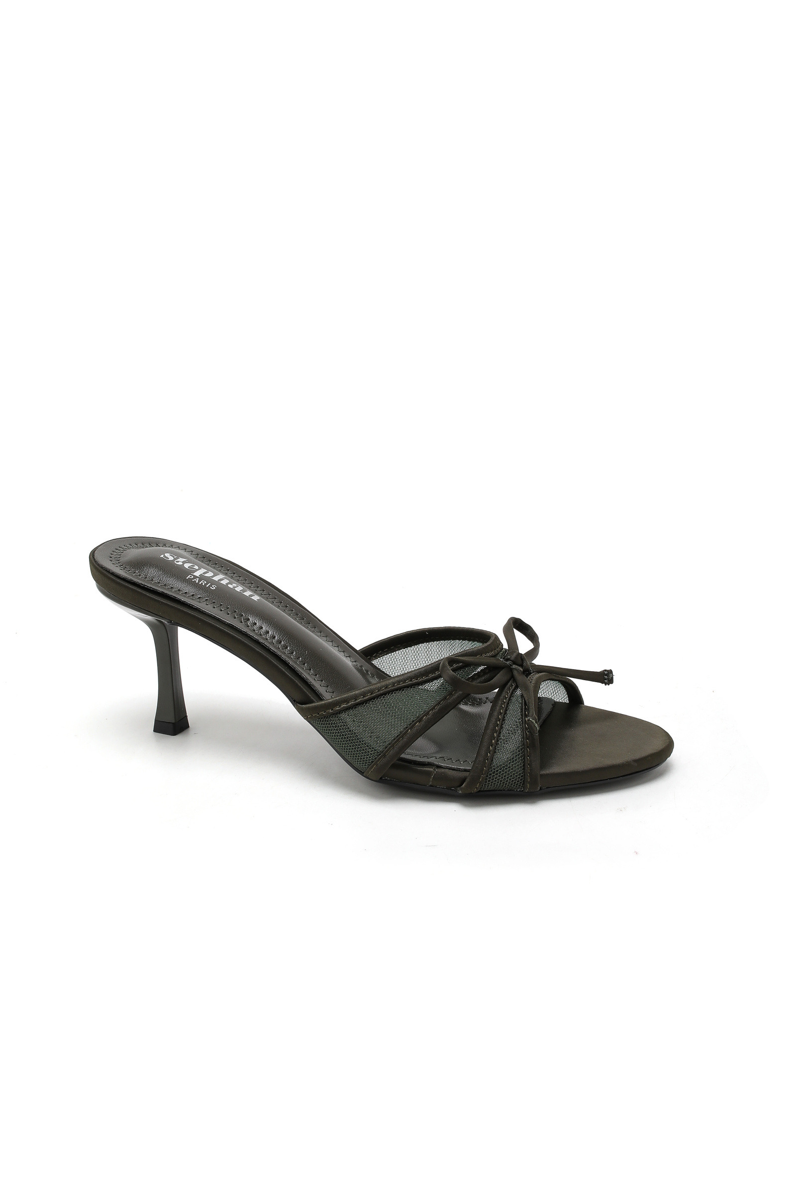 Mayorista Stephan Paris - Sandalia mule con finas correas anudadas
