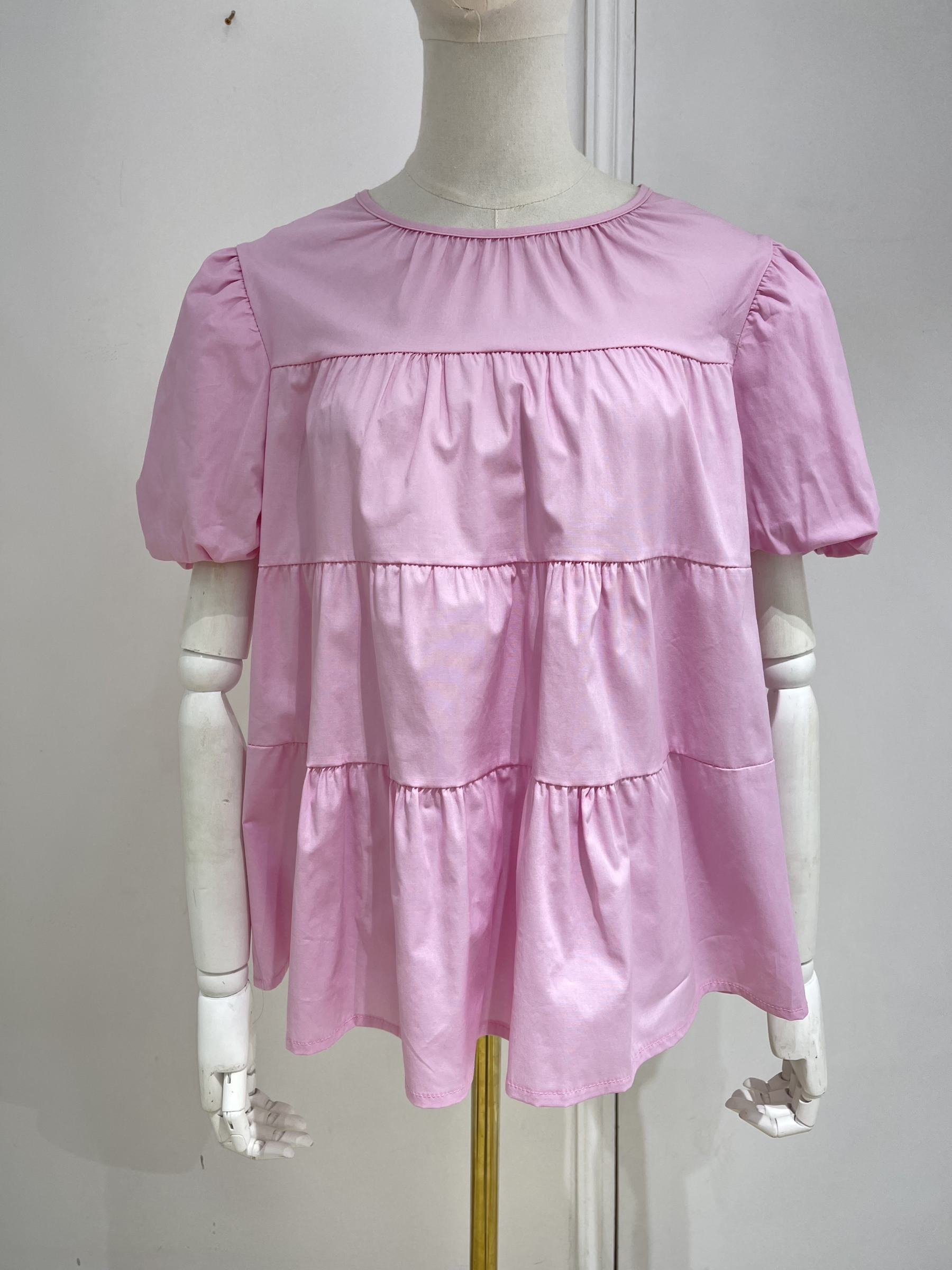 Wholesaler Studio170 - FLARED BLOUSE WITH PUFF SLEEVES