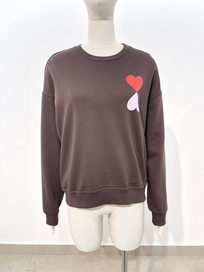 Mayorista Studio170 - SUDADERA CON ESTAMPADO DE CORAZONES Mayorista Studio170 - SUDADERA CON ESTAMPADO DE CORAZONES
