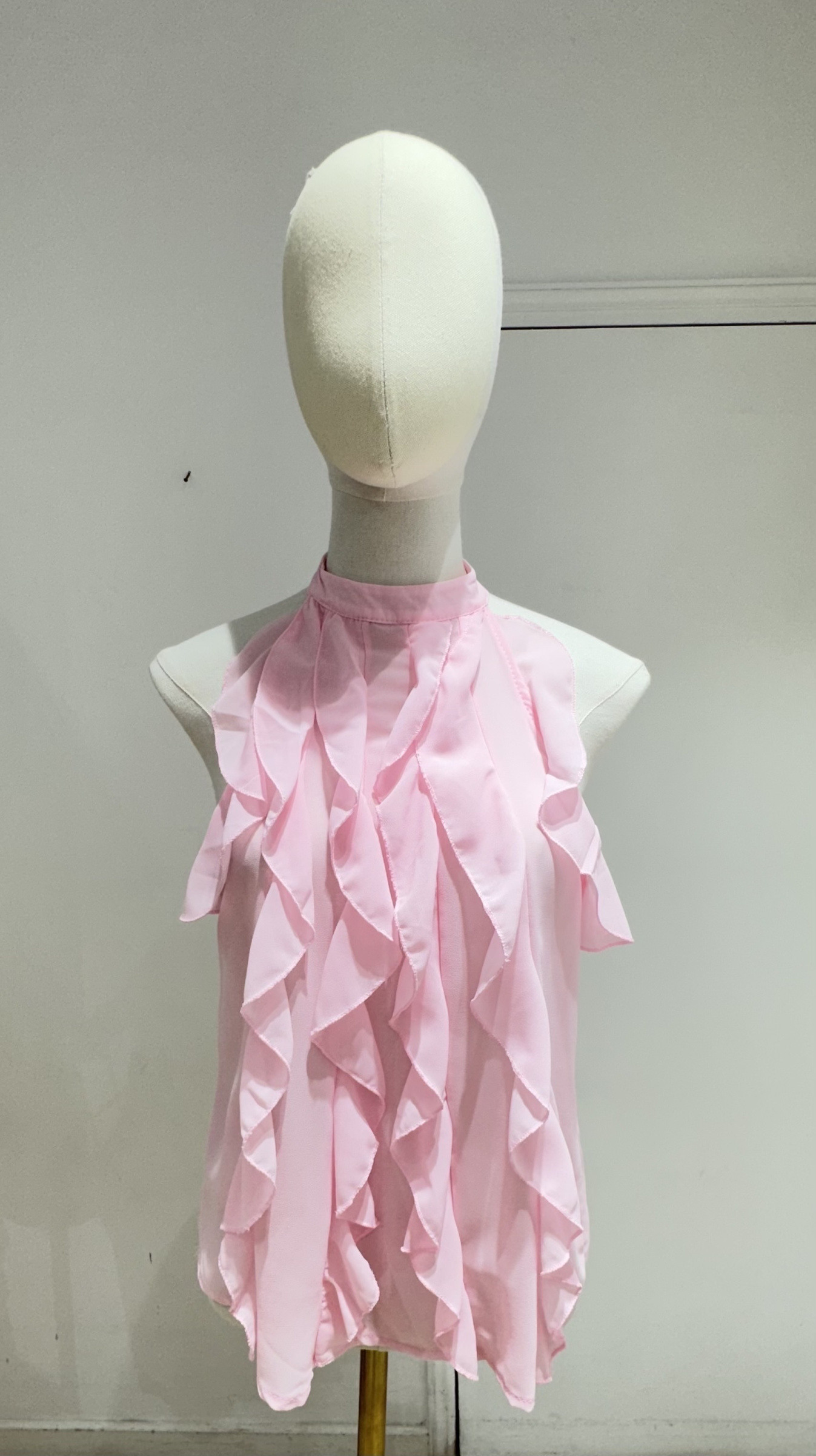Wholesaler Studio170 - Sleeveless Top with Cascading Ruffles