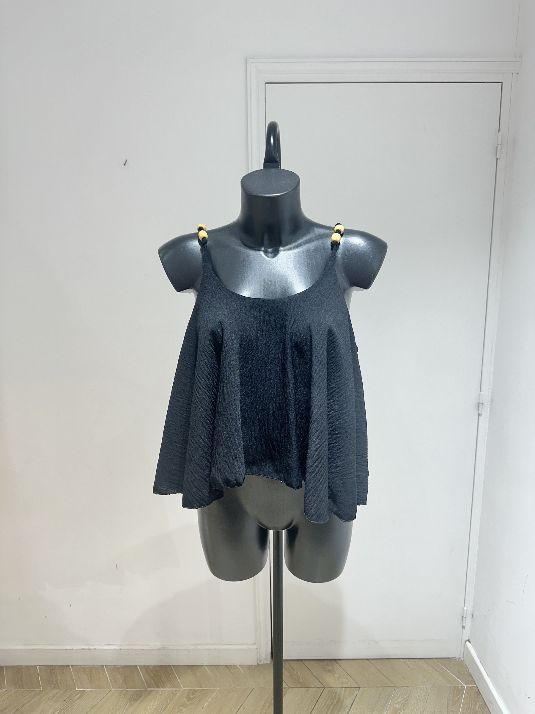 Wholesaler Studio170 - ASYMMETRICAL STRAP TOP WITH WOODEN BEADS