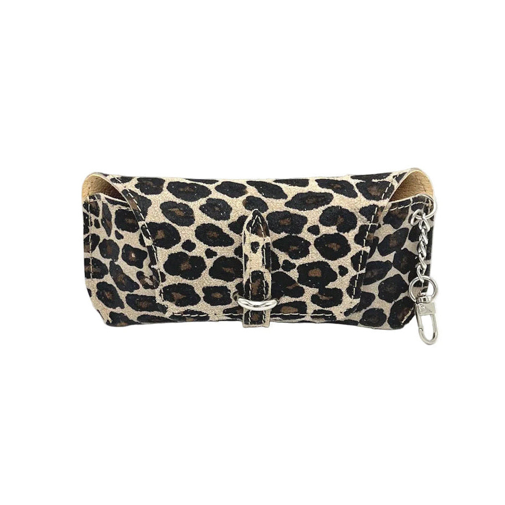 Mayorista Suie Valentini - Funda desmontable para gafas de sol de cuero de ante