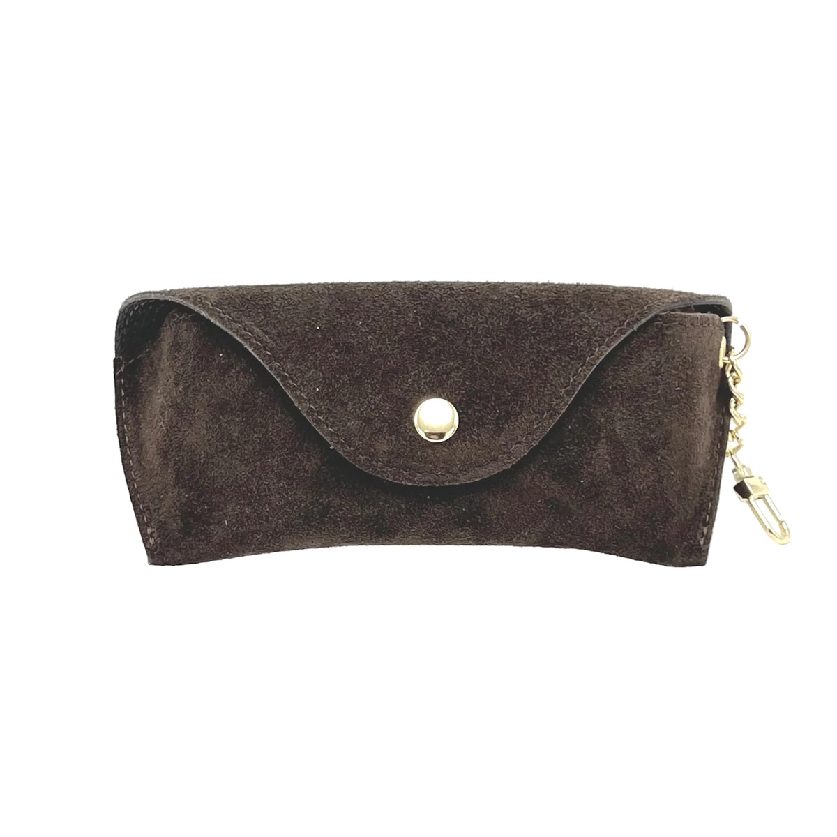 Mayorista Suie Valentini - Funda para gafas de cuero de ante genuino desmontable