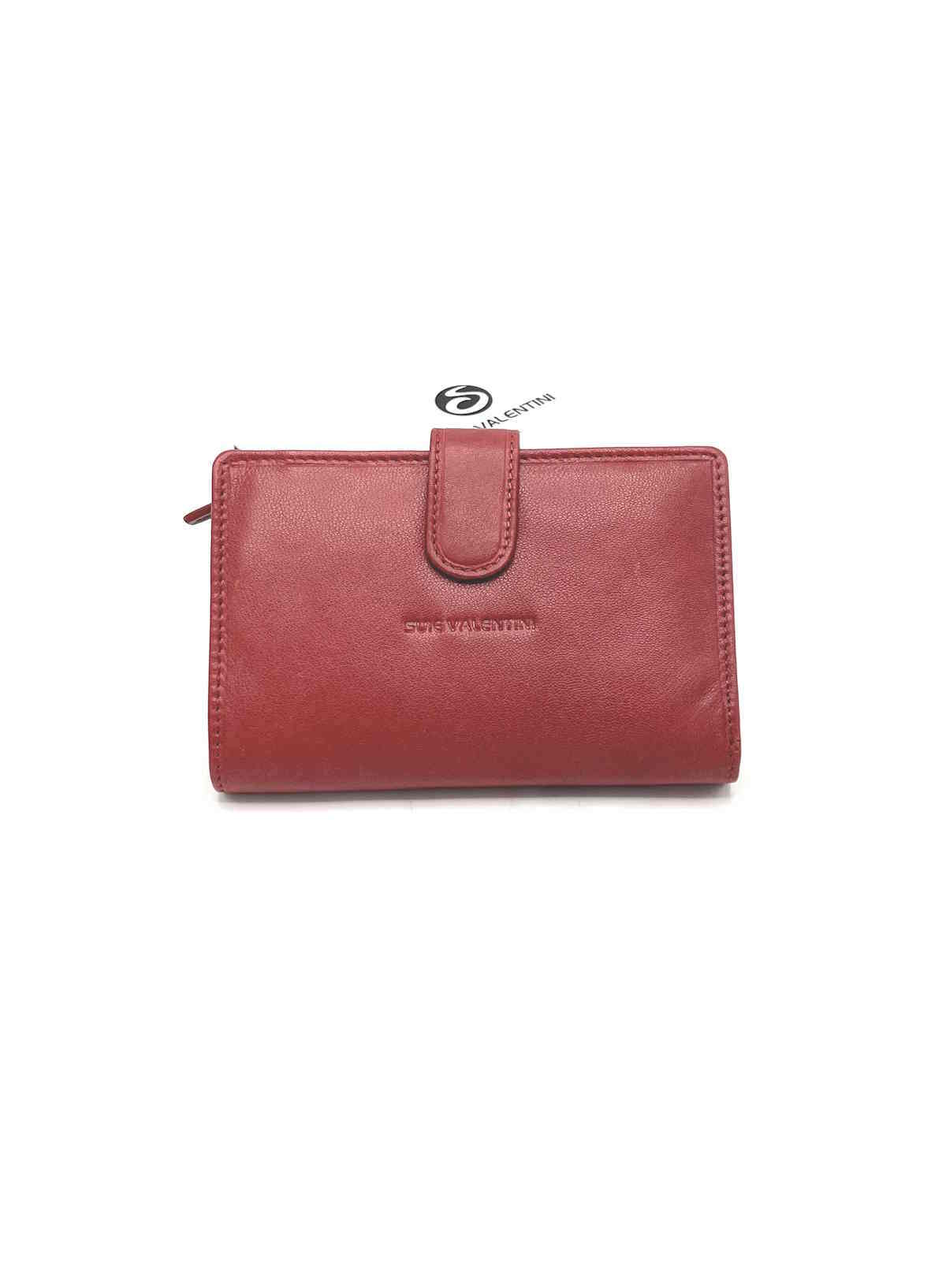 Grossiste Suie Valentini - Portefeuille en cuir véritable pour femme
