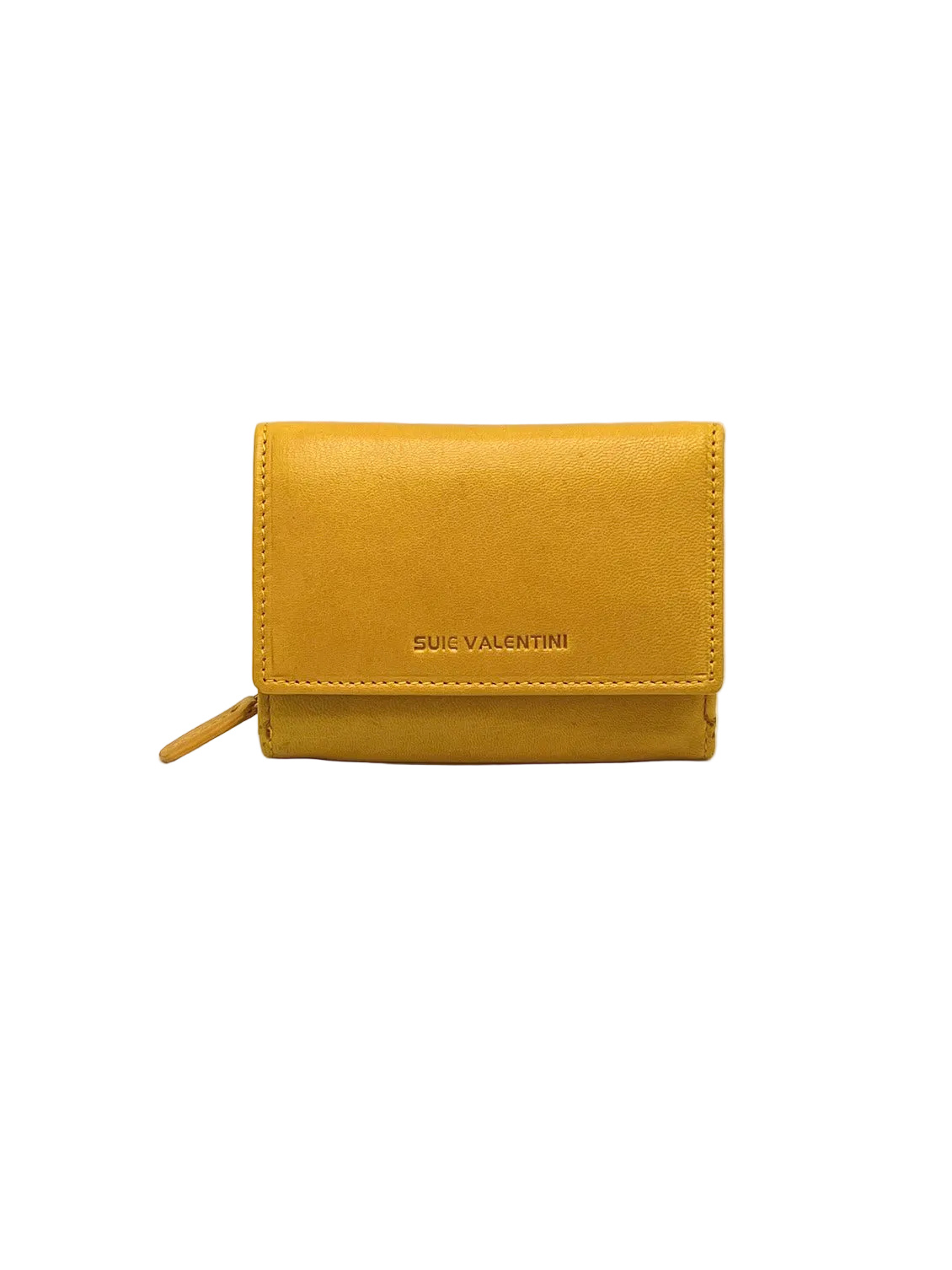 Grossiste Suie Valentini - Petit portefeuille en cuir véritable pour femme
