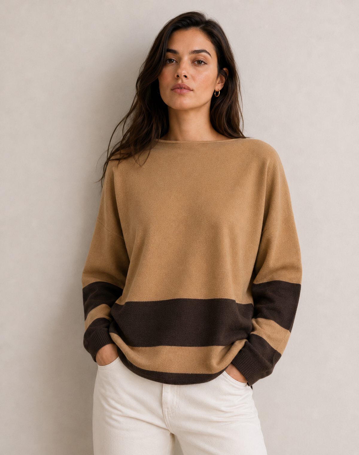 Wholesaler Suie Valentini - Cashmere Blend Crewneck Sweater, art. 8190