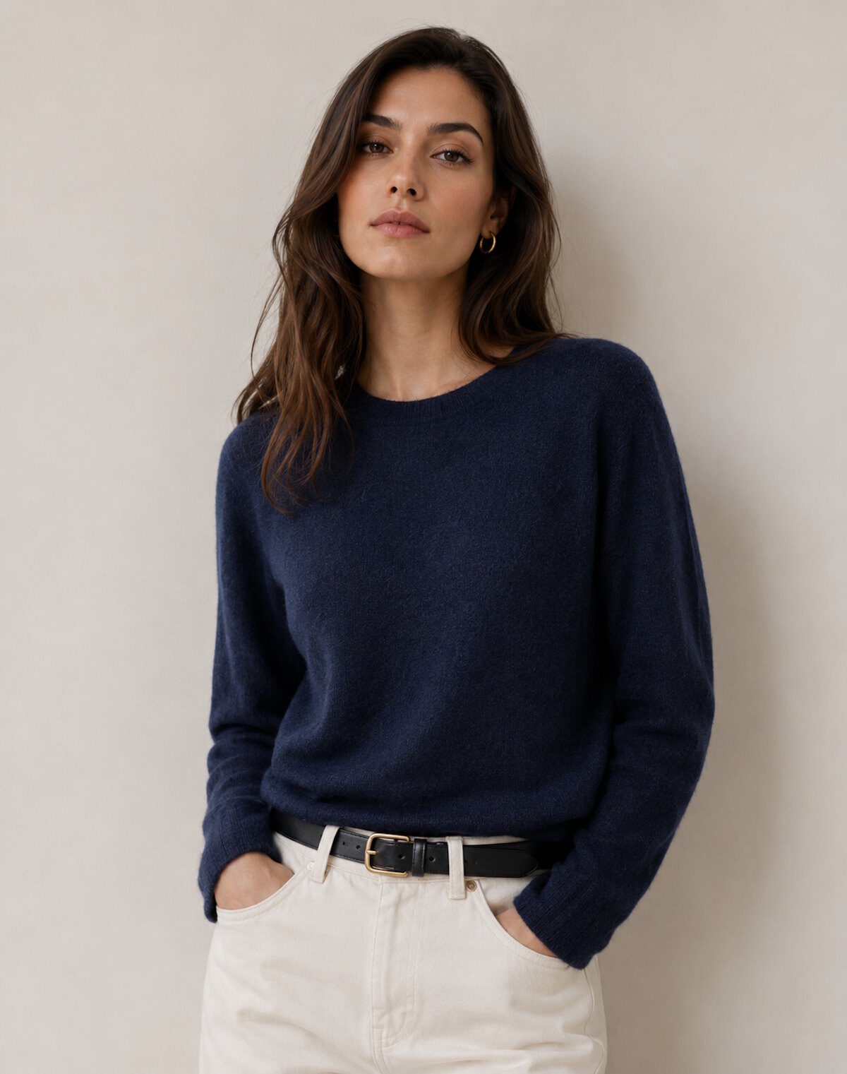 Wholesaler Suie Valentini - Baby Alpaca Wool Blend Crew Sweater, art. 17425