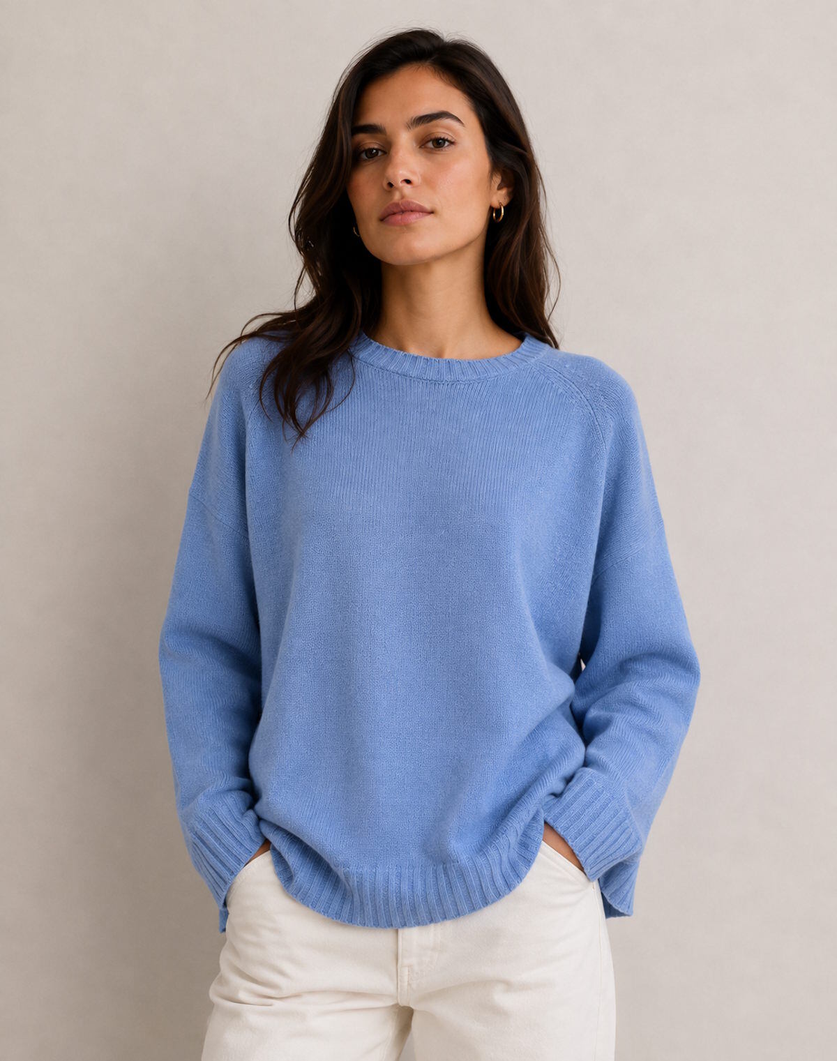 Wholesaler Suie Valentini - Cashmere Blend Crewneck Sweater, art. 8030