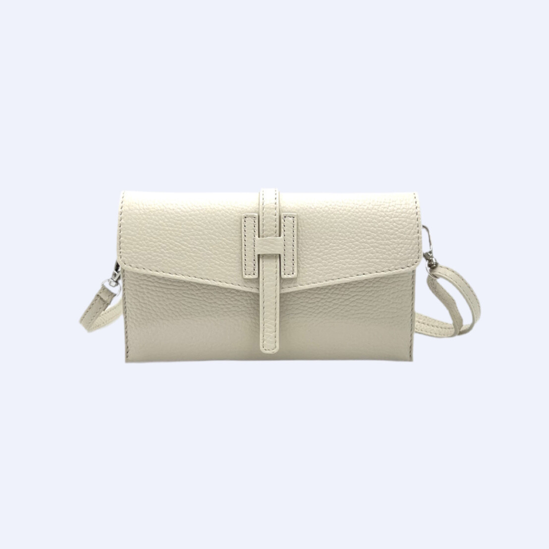 Grossista Suie Valentini - Mini pochette in vera pelle, Made in Italy