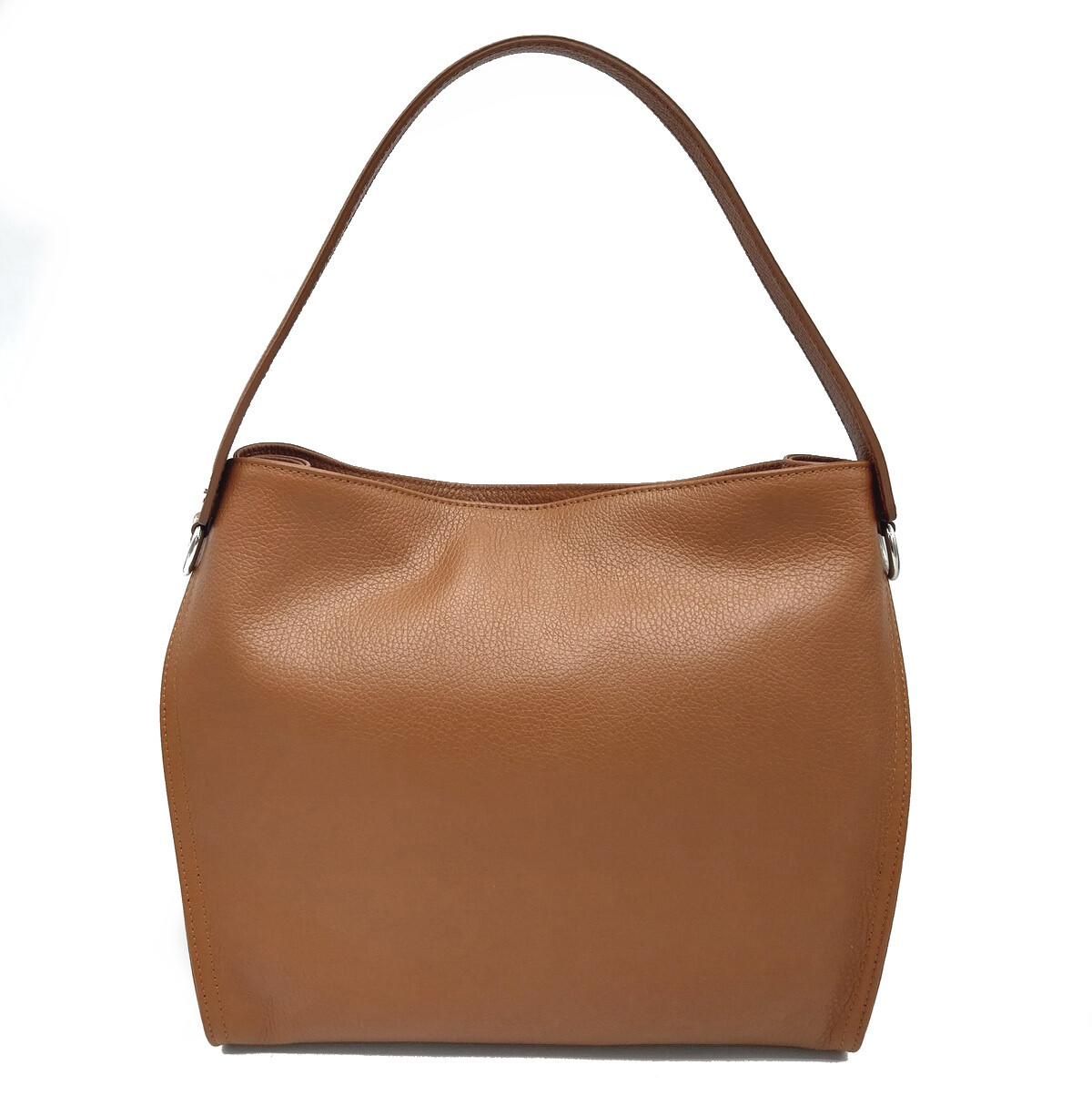 Grossista Suie Valentini - Borsa a mano in vera pelle, Made in Italy