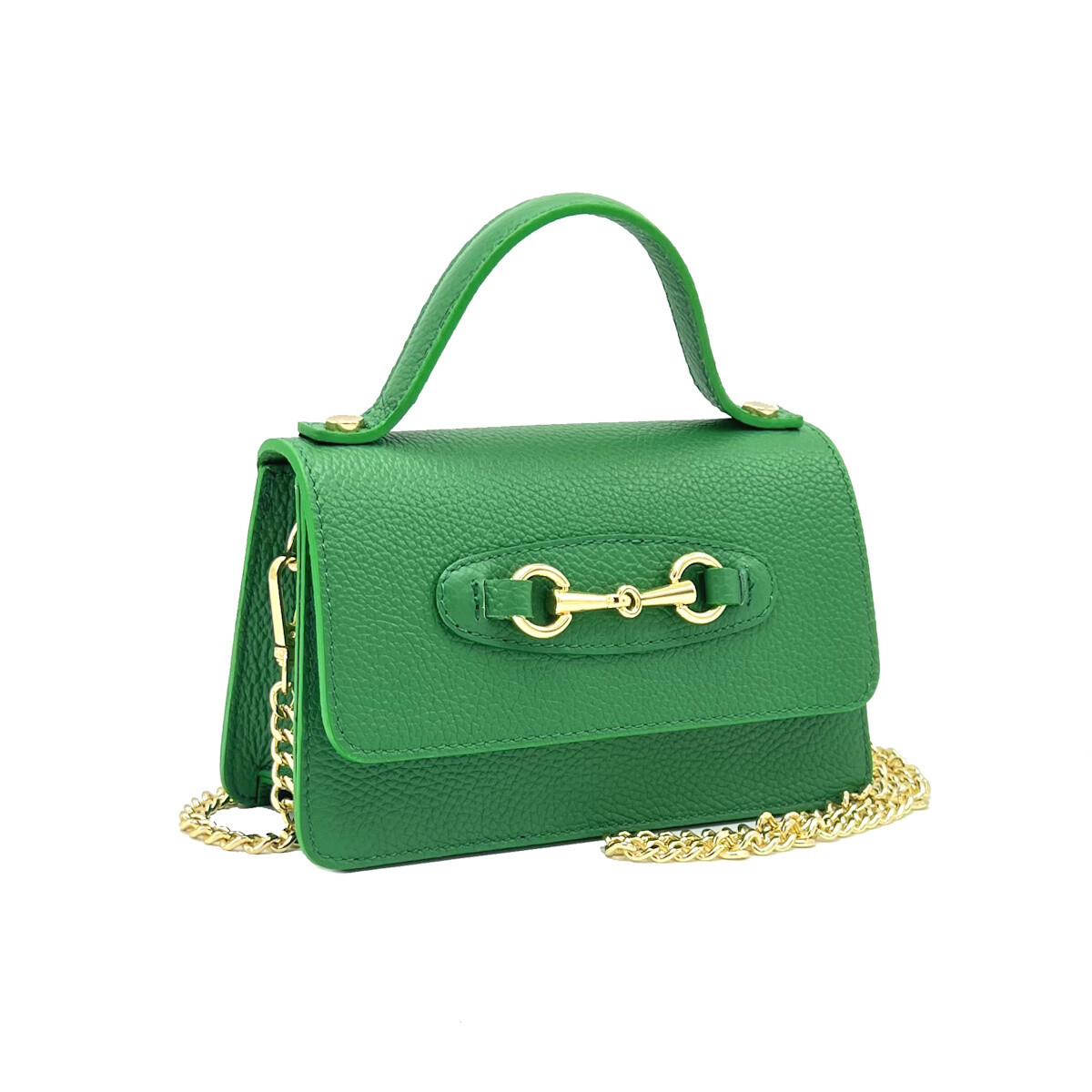 Wholesaler Suie Valentini - Handbag in real leather with chain, Made in Italy