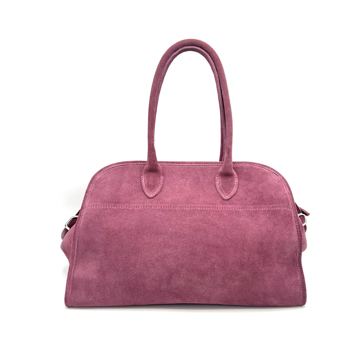 Wholesaler Suie Valentini - Suede leather travel bag, Large, Suie Valentini, Made in Italy