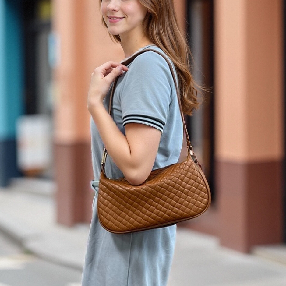 Wholesaler Suie Valentini - Genuine leather shoulder bag, Made in Italy