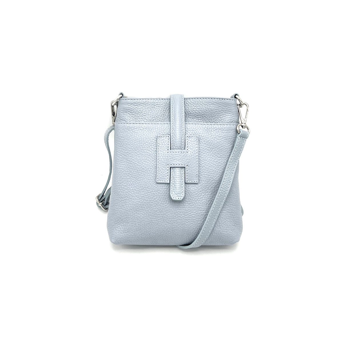 Wholesaler Suie Valentini - Crossbody bag in genuine leather, small size, Made in Italy, art. 112614